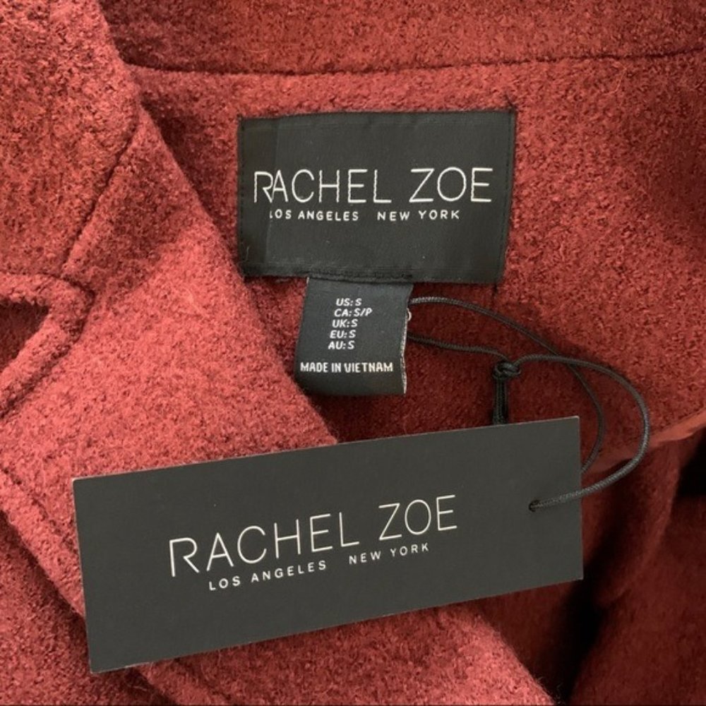 NWT Rachel Zoe Double Breasted Wool Blend Blazer - Picture 6 of 8
